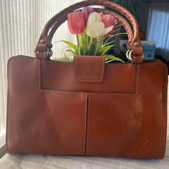 Patricia Nash Rosina Leather Cutout Tooled Shoulder Bag - Picture 8 of 16